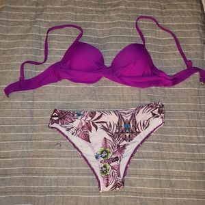 SHEIN TROPICAL PRINT BIKINI